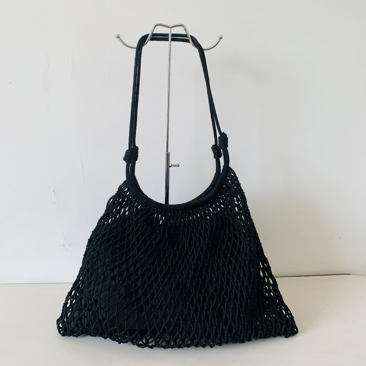 Mesh Beach Tote with Adjustable Drawstring Stornfield