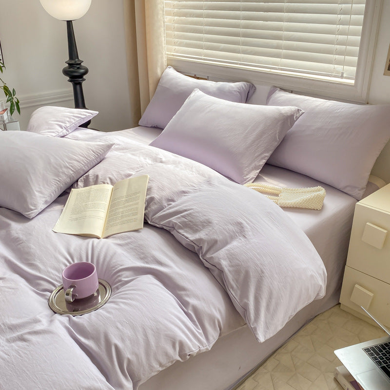 Luxurious Smooth Cotton Duvet Cover Set