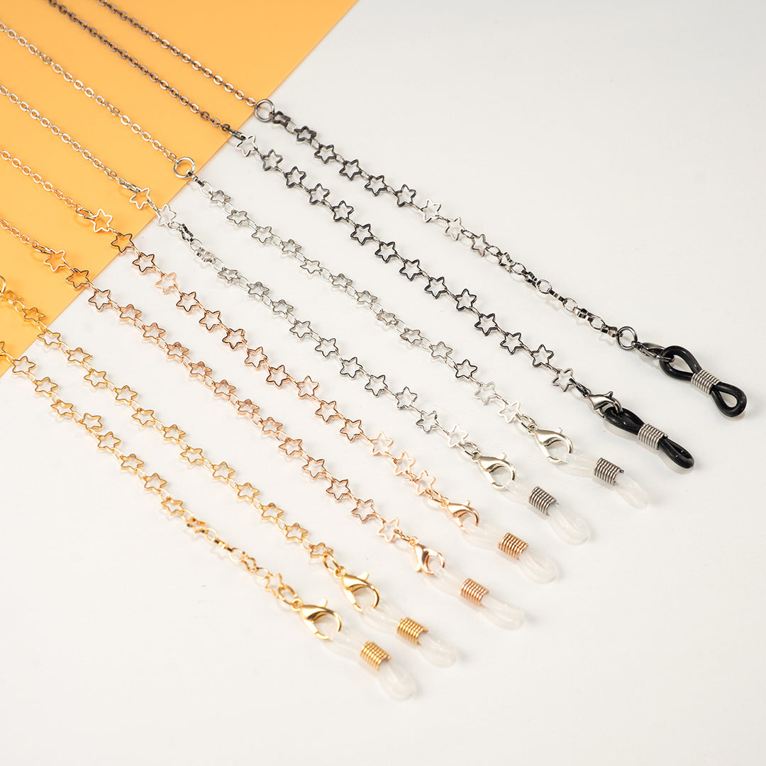 Star-Patterned Eyewear Chain Stornfield