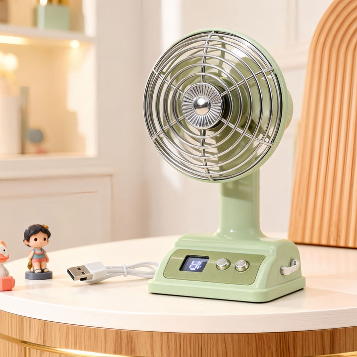 Women Portable Table Fan with Digital Control Stornfield