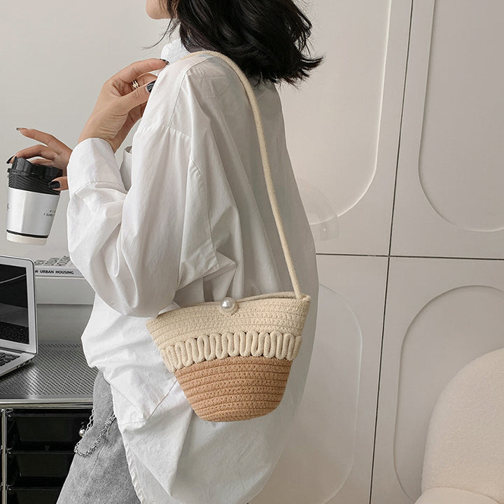 Playful Crossbody Bag Made of Braided Material Stornfield