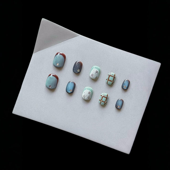Custom Artistic Press-On Nails Collection
