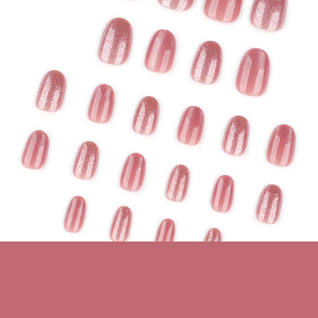 Glamorous artificial nails with glitter accents Stornfield