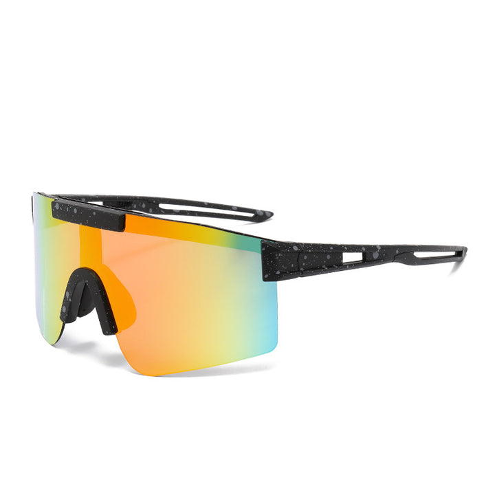 Unisex Sporty Oversized Shield Sunglasses Stornfield