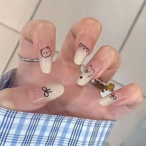Artful nail designs with cat motif Stornfield