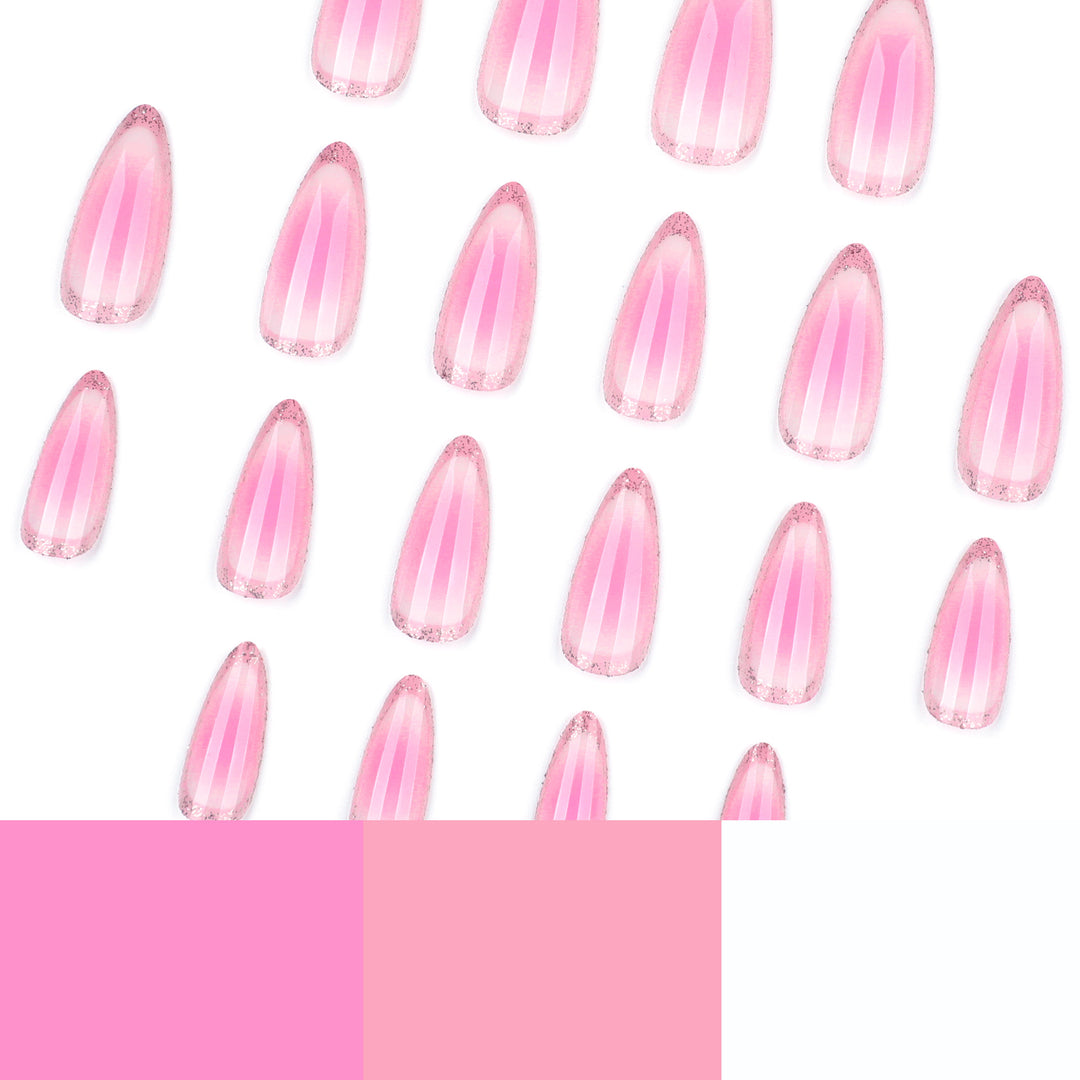 Artful Acrylic Nails with Gentle Ombre Design Stornfield