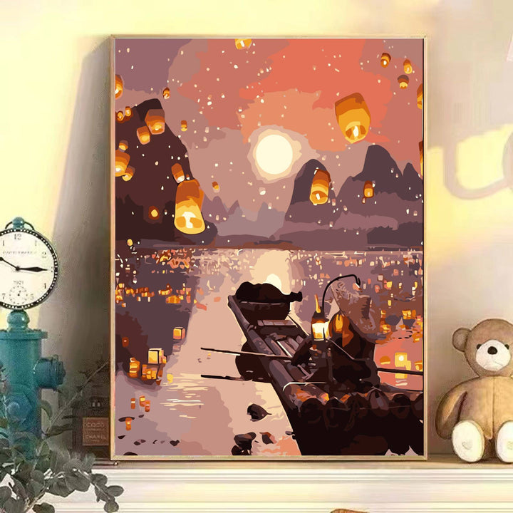 Scenic Landscape Art Canvas Print Stornfield