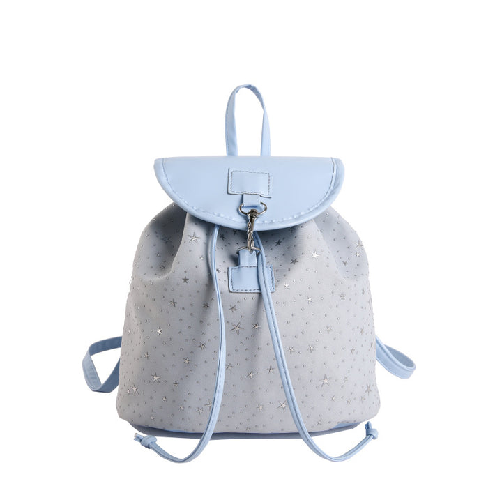 WoStar-Patterned Drawstring Backpack Stornfield