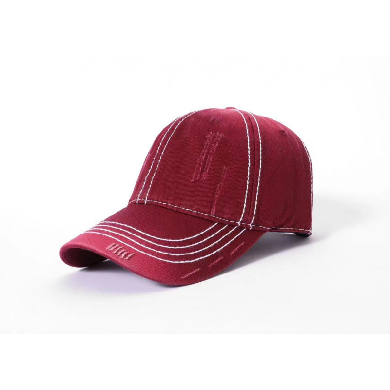 Men's Classic Distressed Cotton Baseball Cap Stornfield