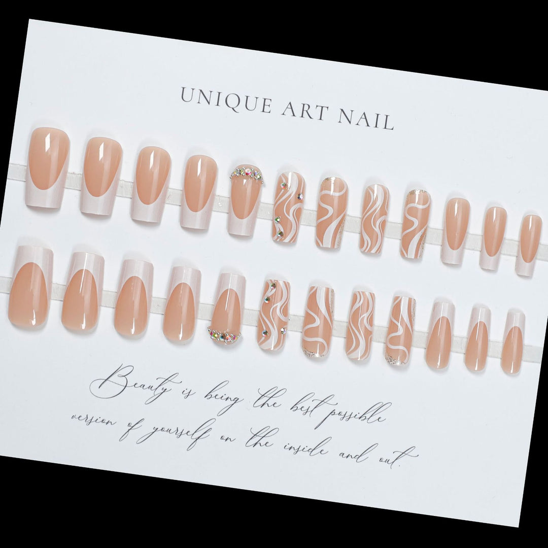 Artistic Gel Nail Tips Set Stornfield