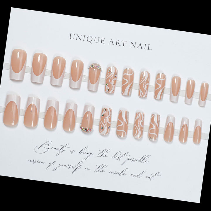 Artistic Gel Nail Tips Set Stornfield