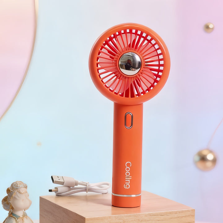 Women Portable Hand Fan with USB Charging Function and Innovative Design Stornfield
