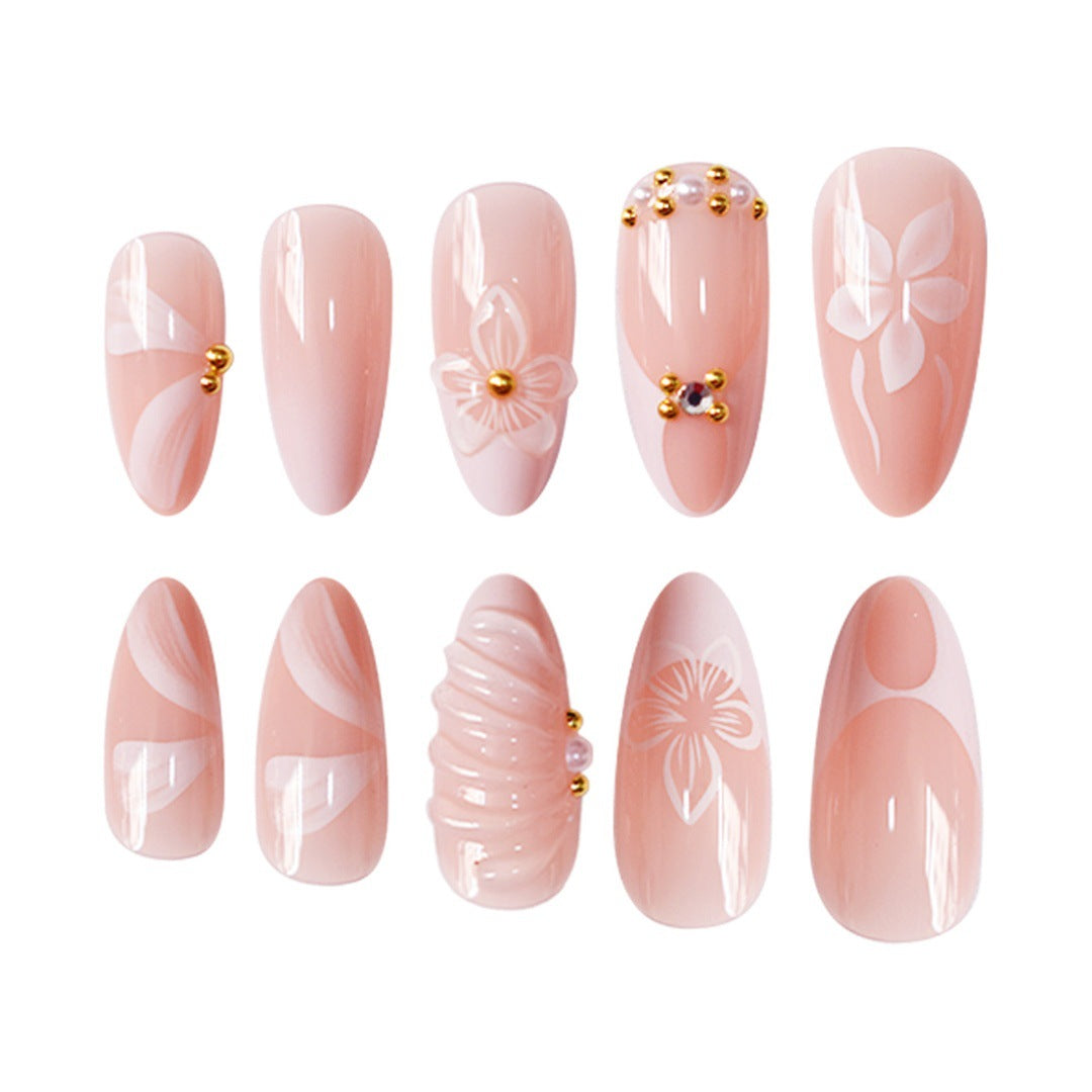 Decorative Floral Press-On Nail Extensions Stornfield 1787913948