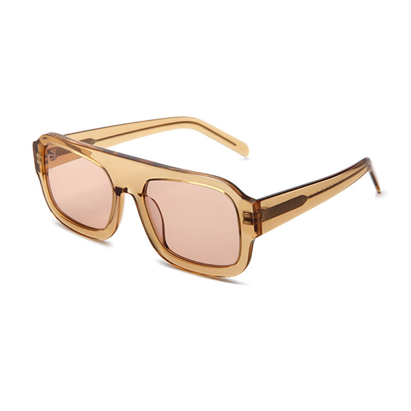 Women’s square sunglasses made of high-quality plastic with polarized lenses Stornfield