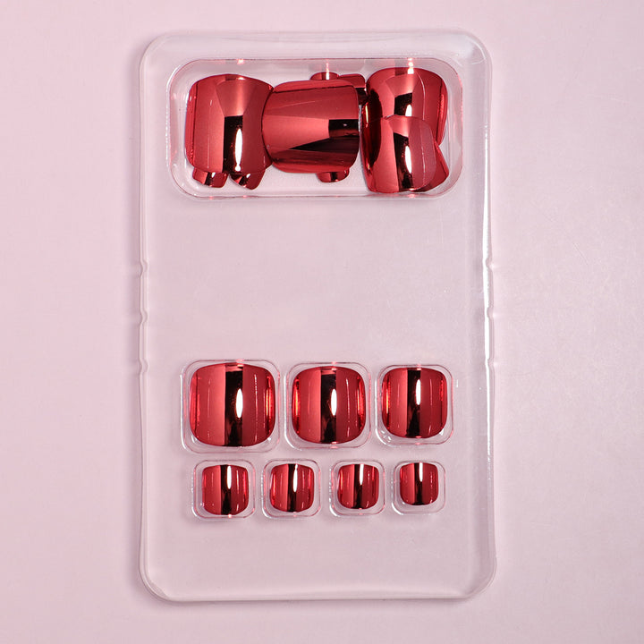 Premium Reflective Press-On Nails Stornfield