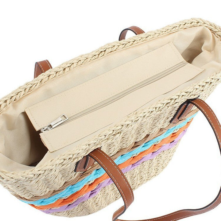 Handbag with Colorful Braided Details Stornfield