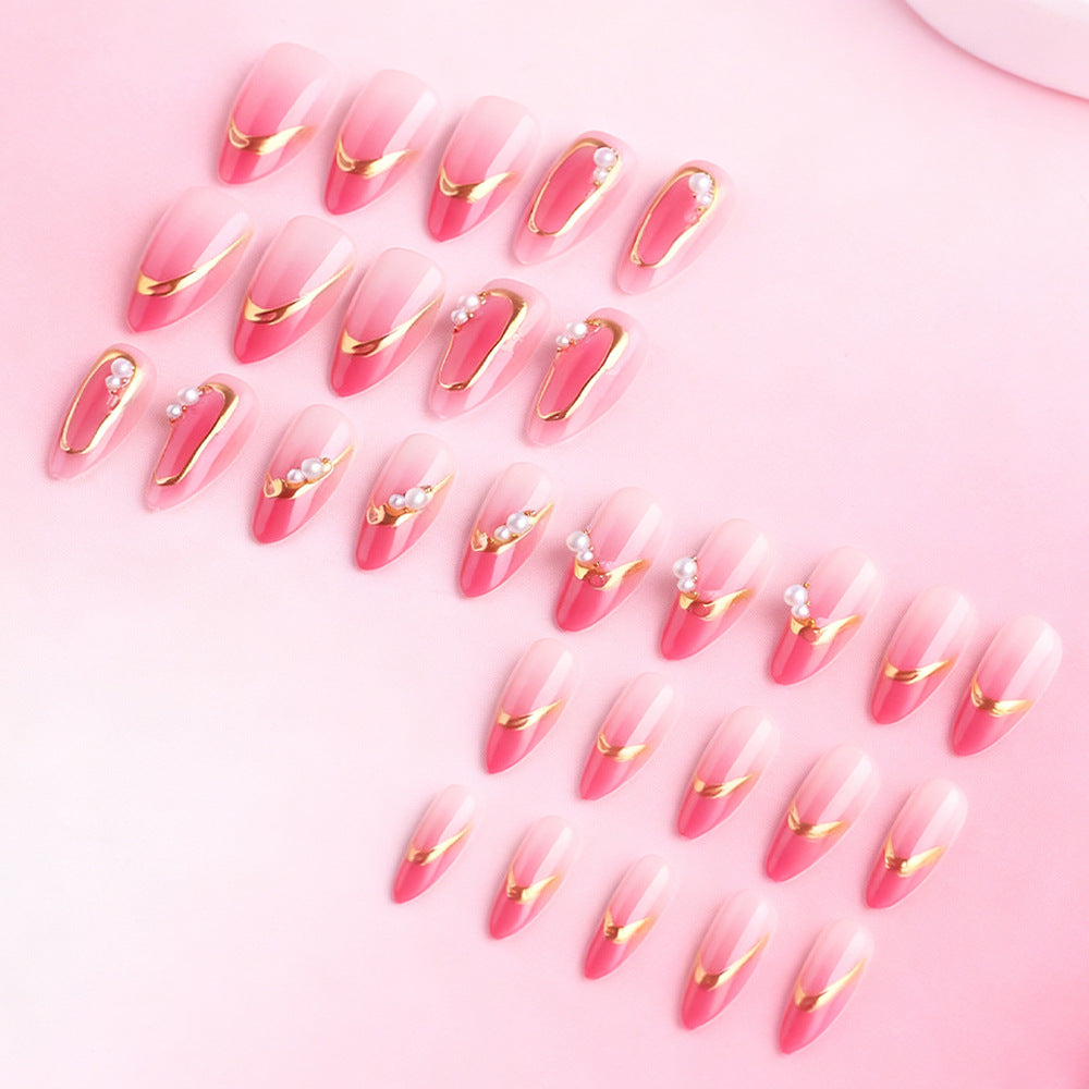 Elegant Press-On Nail Art Set Stornfield