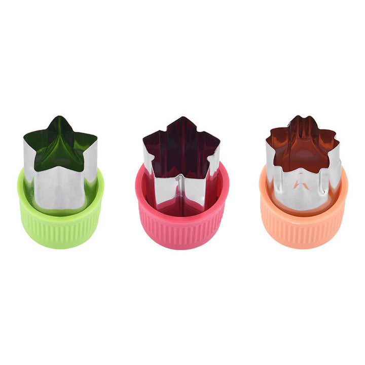 Cookie cutter set with antibacterial silicone and stainless steel molds Stornfield