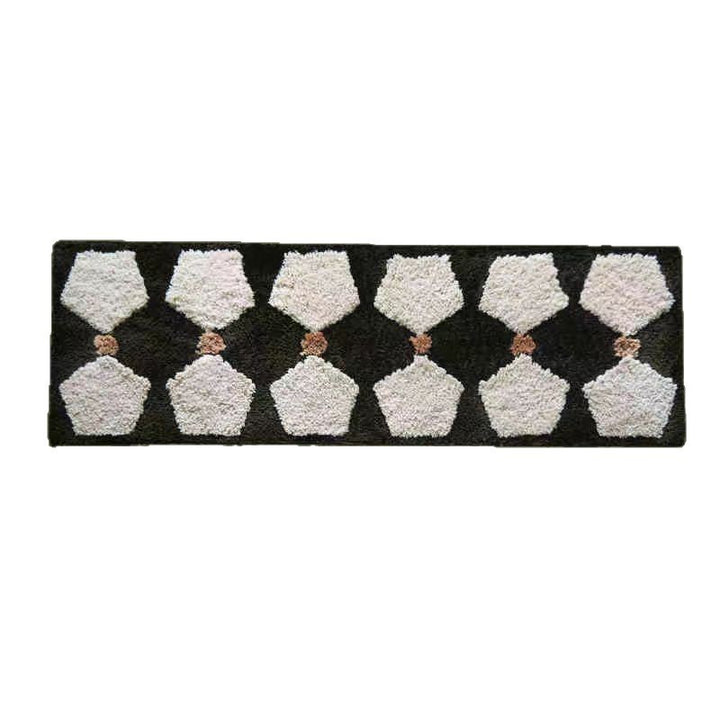 Modern Geometric Pattern Bath Mat Stornfield