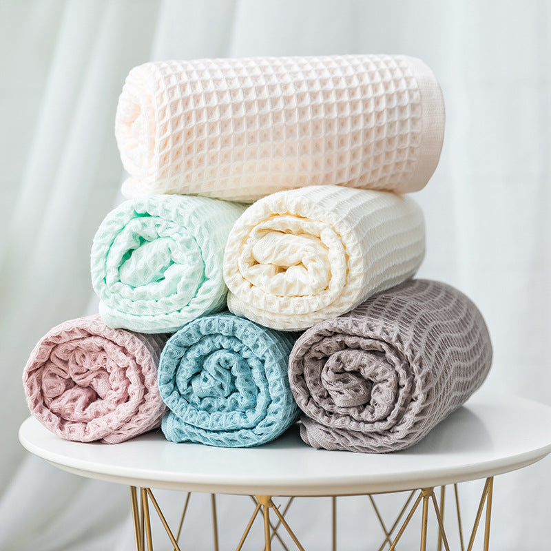 Women Waffle Fabric Bath Towel Stornfield