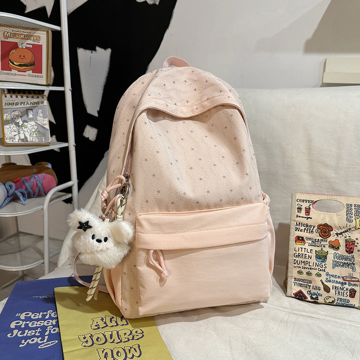 Backpack with Cute Star Design and Practical Storage Stornfield