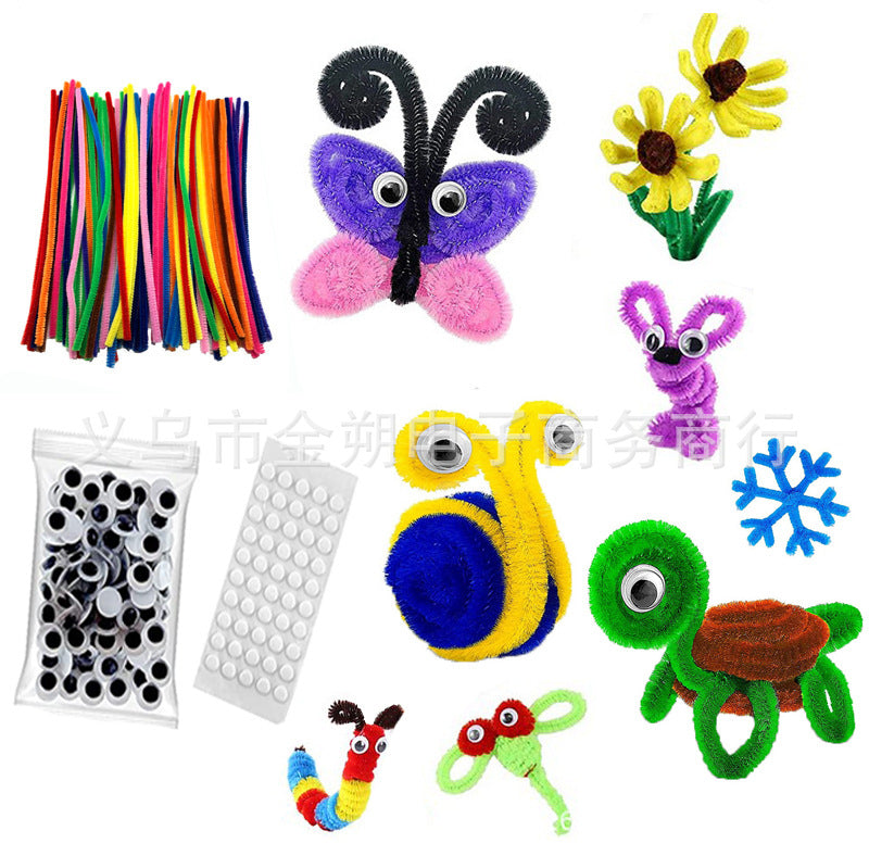 Unisex versatile craft kit with colorful pipe cleaners and googly eyes Stornfield