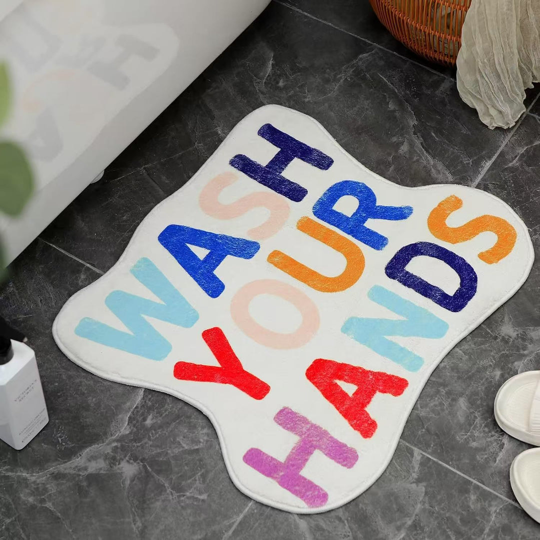 Quirky Bathroom Bath Mat