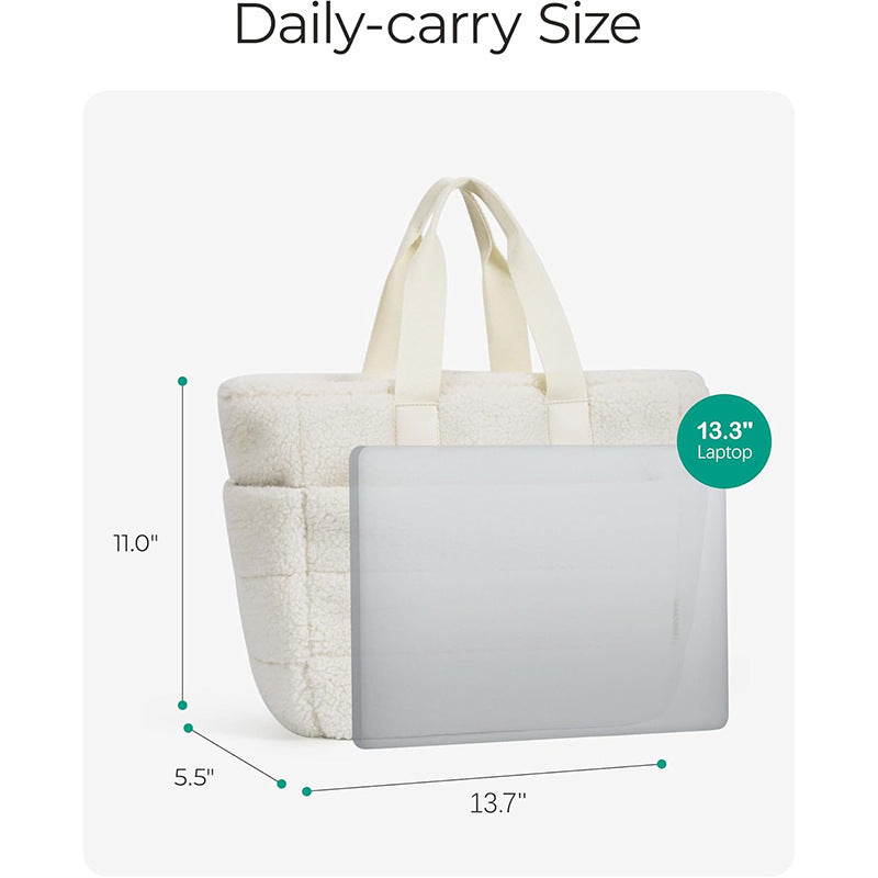 Plush Portable Shopping Bag Stornfield