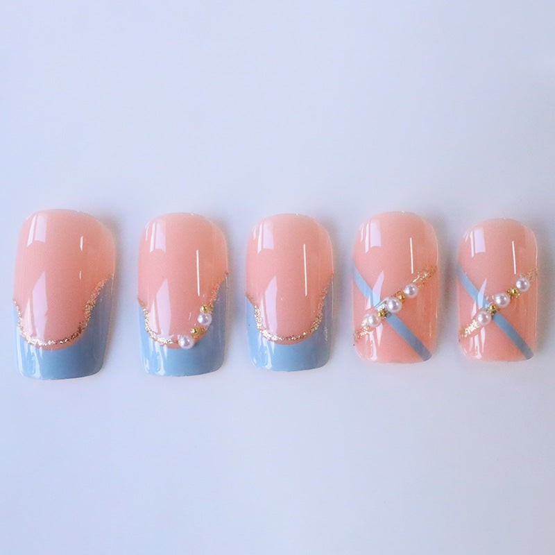 Elegant Decorative Acrylic Press-On Nails Stornfield