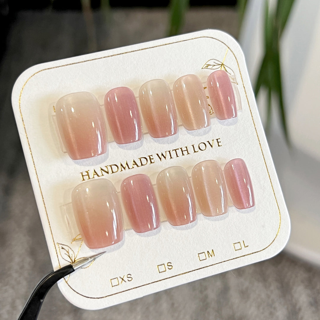 Artificial nail tips with ombre effect Stornfield