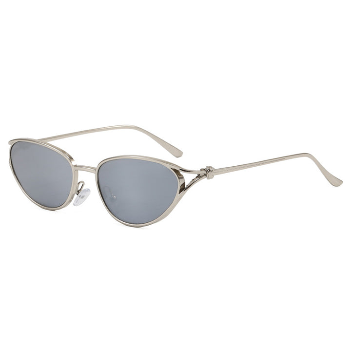 Trendy Cat-Eye Sunglasses with Metallic Frame Stornfield