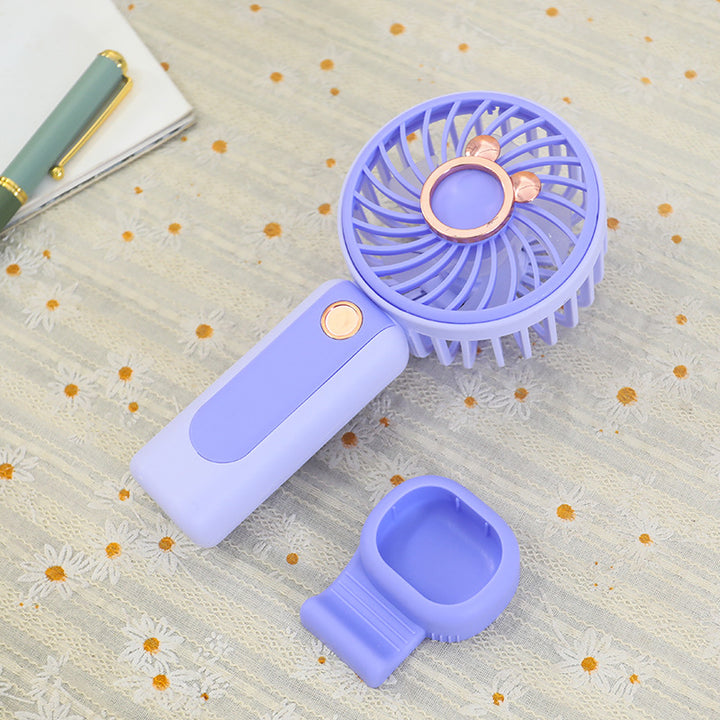 Ladies Portable Handheld Fan with Flexible Tilt Adjustment Stornfield