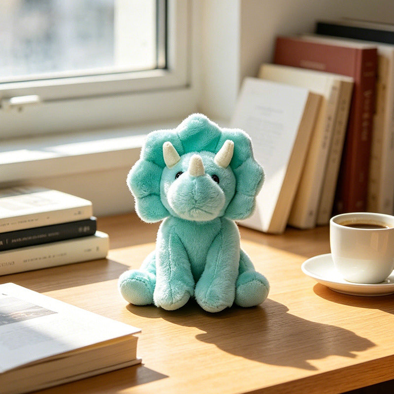 Plush Fennec Fox Sitting Soft Toy with Oversized Ears and Embroidered Features Stornfield