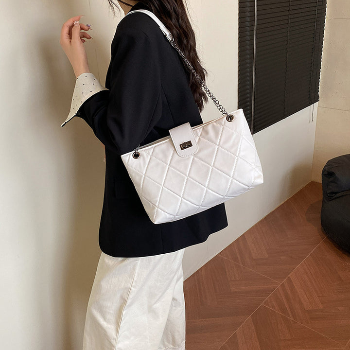Quilted Elegant Satchel Handbag Stornfield