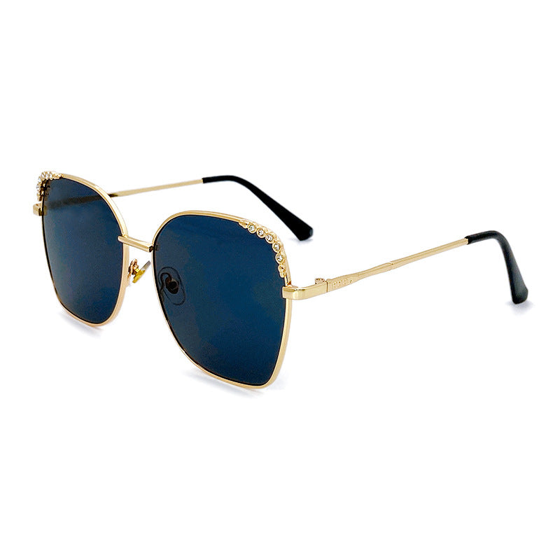 Elegant Square Sunglasses with Sparkling Accents Stornfield