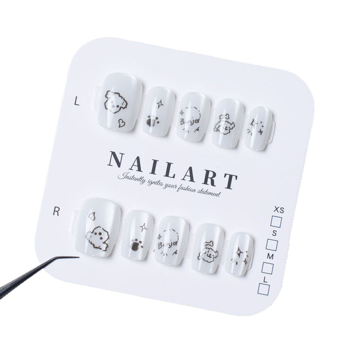Whimsical Press-On Nail Art Stornfield