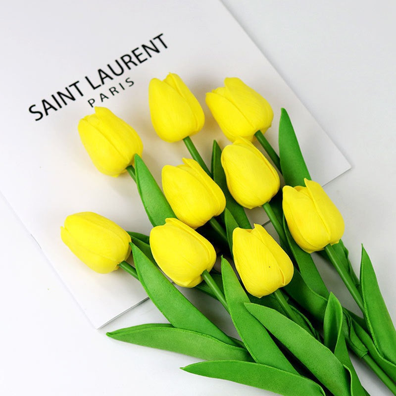 Realistic Faux Tulip Bouquet