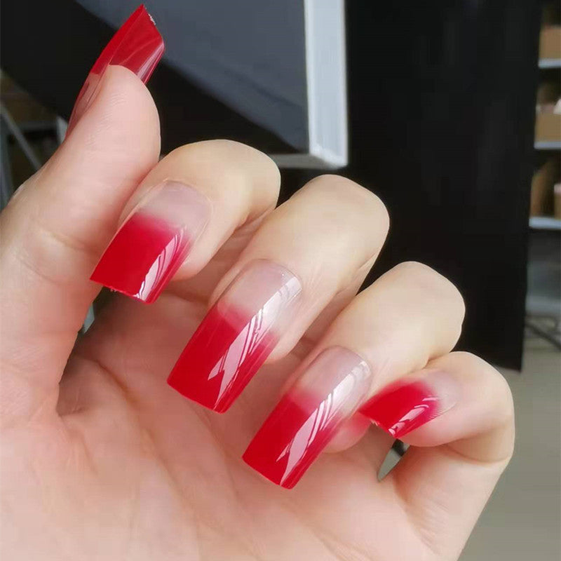Artificial nails in modern French Tip design Stornfield