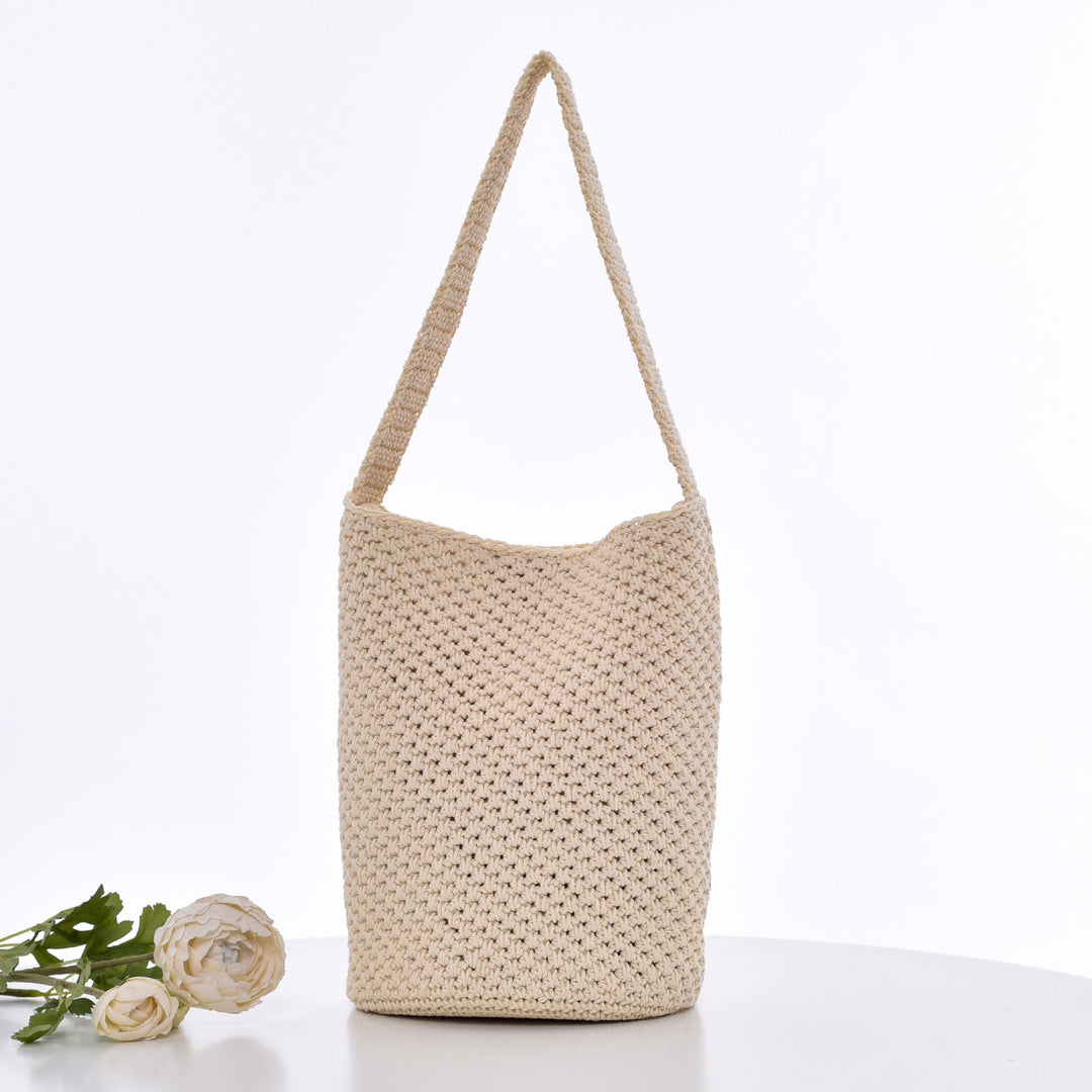 Crochet Tote Bag In Minimalist Design Stornfield