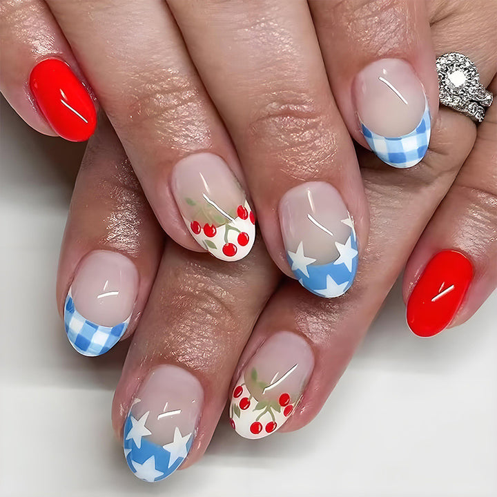 Artificial nails with playful design Stornfield