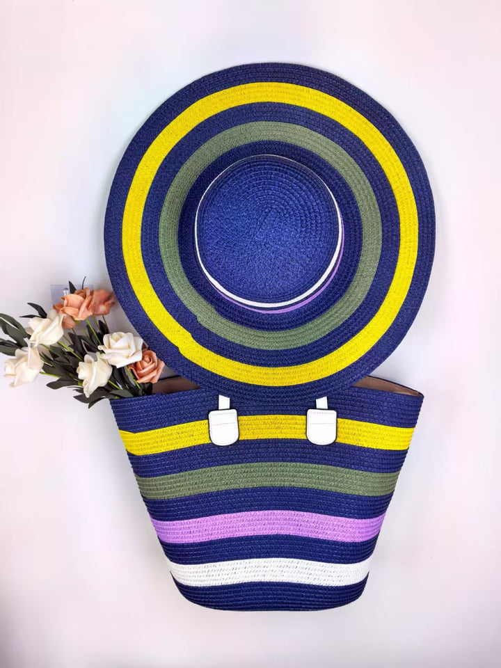 Beach bag with matching sun hat Stornfield
