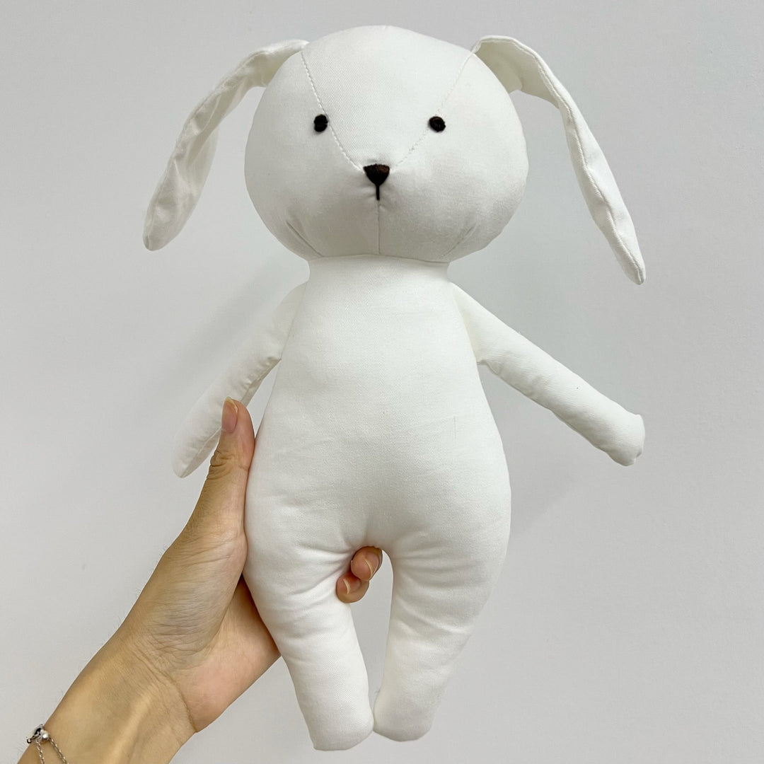 Soft Linen Superhero Mouse Plush with Detachable Cape