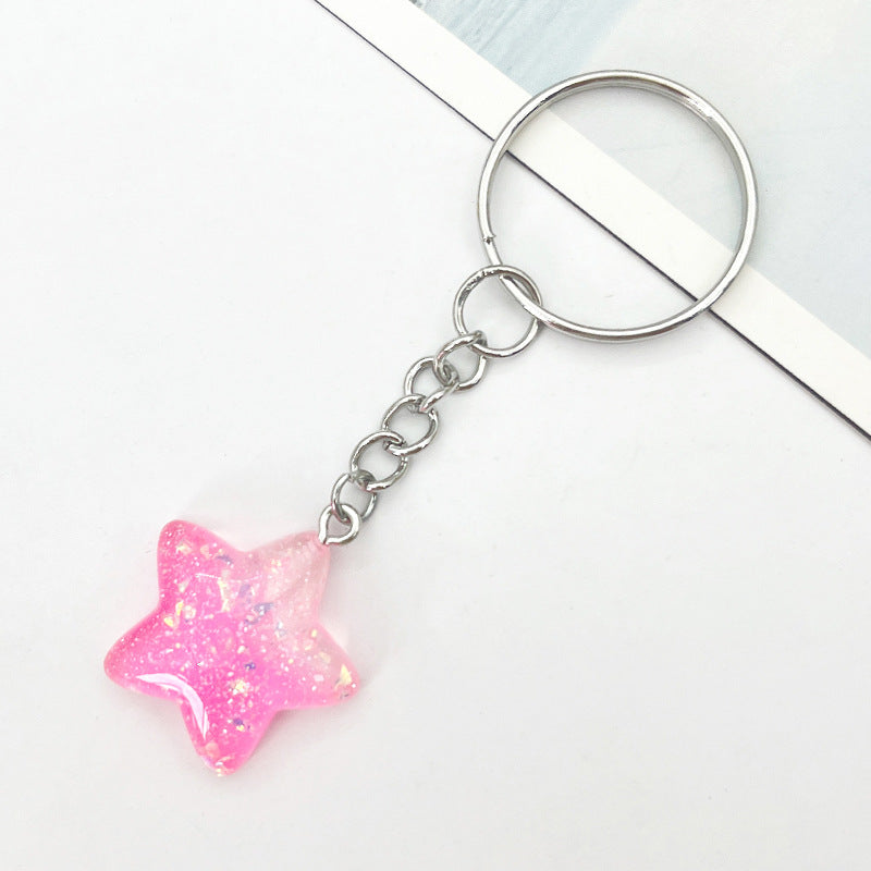 Star-Shaped Acrylic Keychain Stornfield