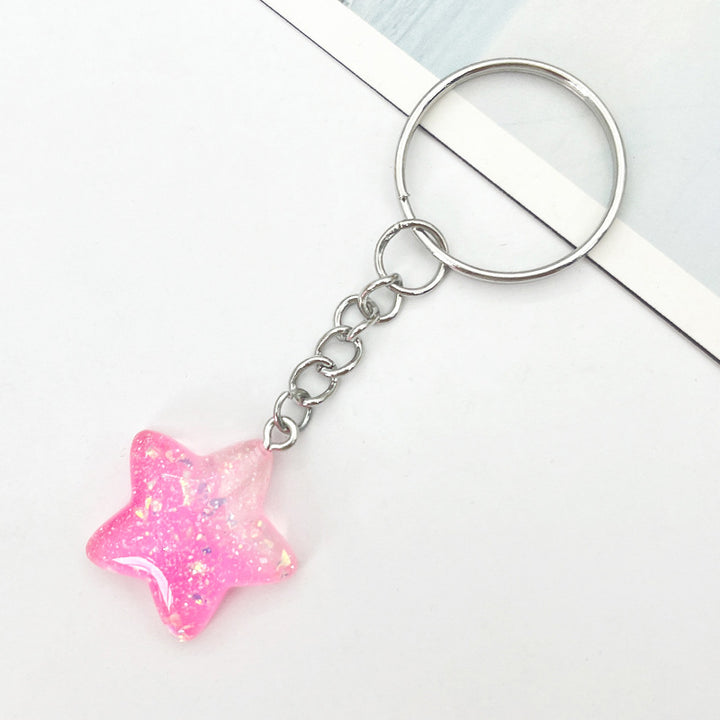Star-Shaped Acrylic Keychain Stornfield