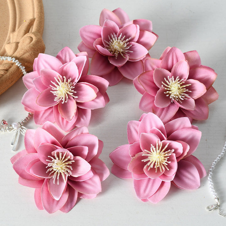 Elegant Silk Floral Hair Accessories