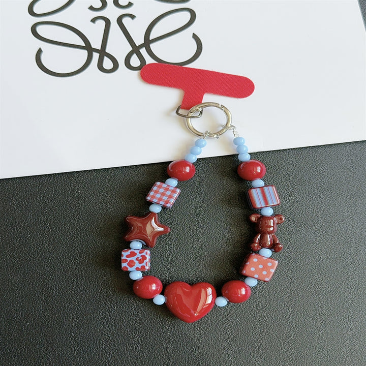 Colorful Beaded Keychain Holder Stornfield 1790134999