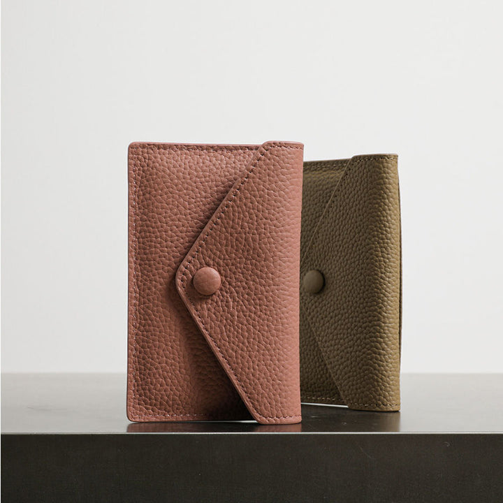 Textured Leather Card Holder Stornfield