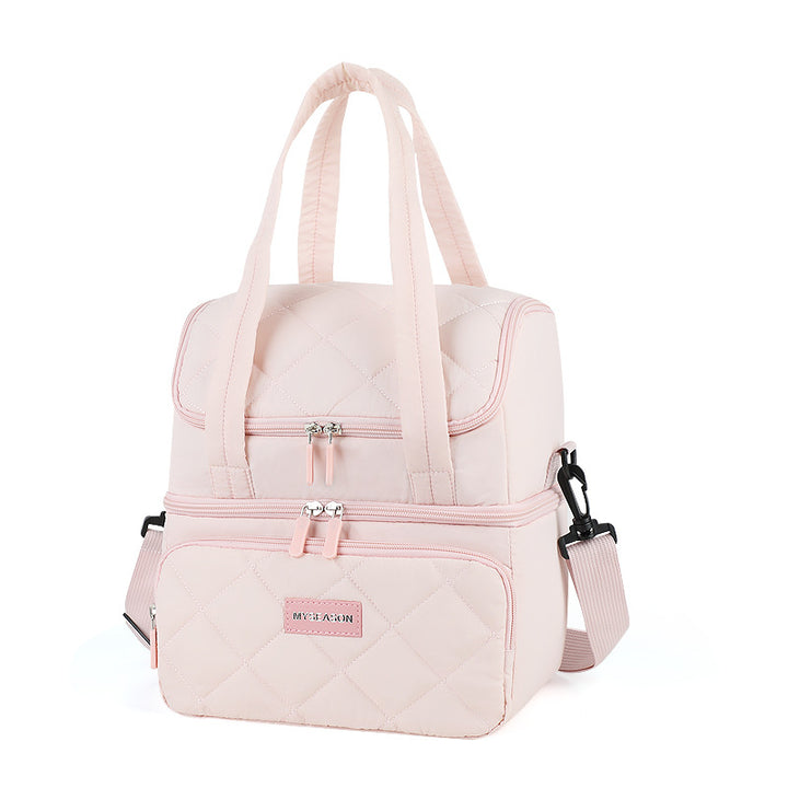 Stylish Quilted Insulated Lunch Tote Stornfield