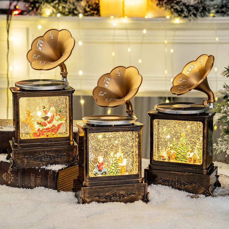 Musical Snow Globe Christmas Figurine