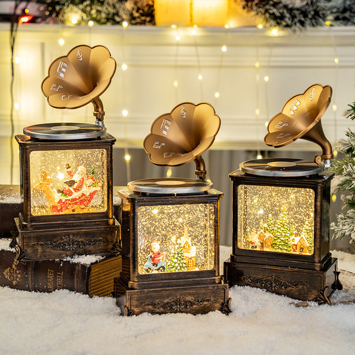 Musical Snow Globe Christmas Figurine